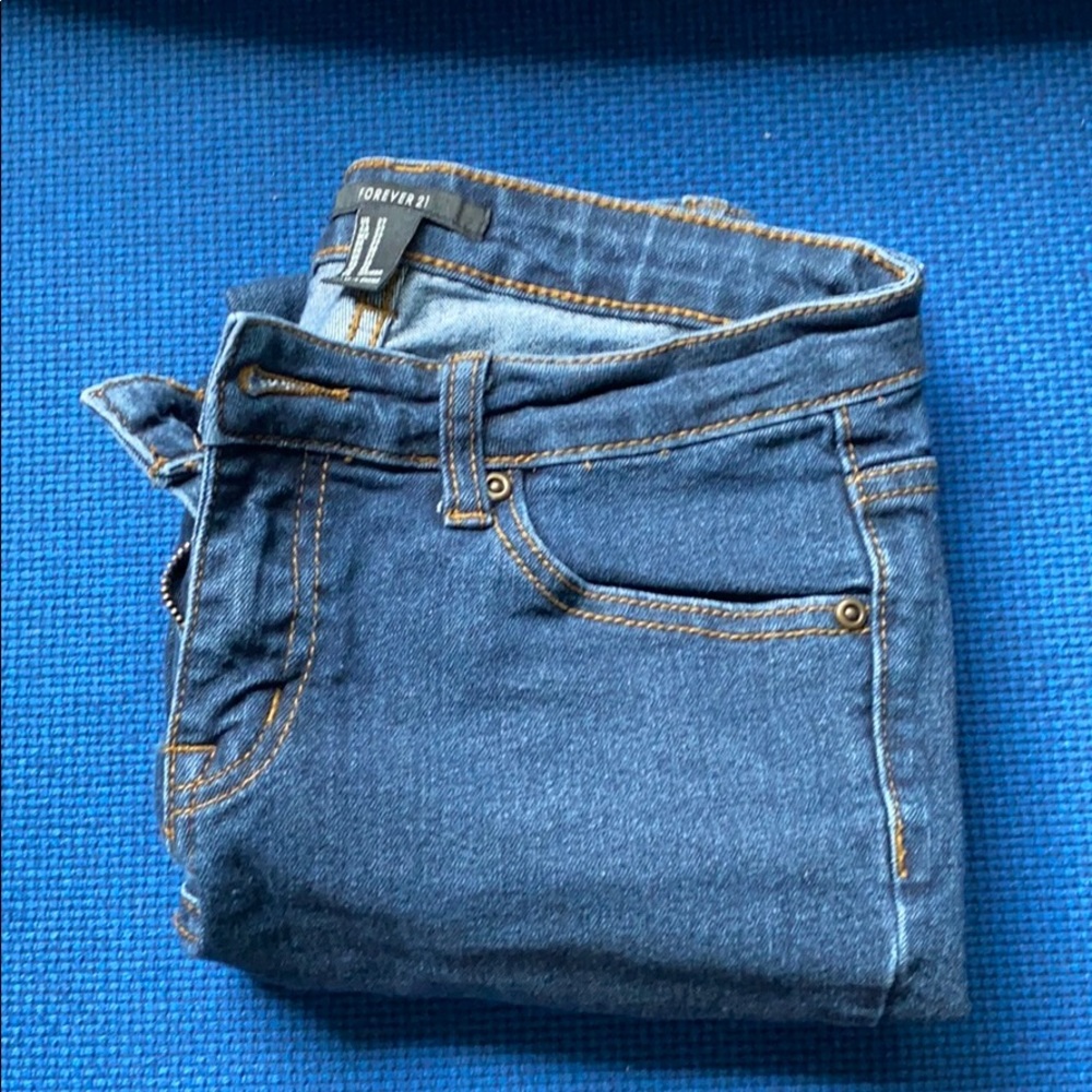 Forever 21 blue skinny jeans size 27